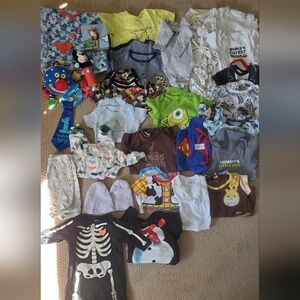 Assorted Baby Clothing Lot Premie To 3 Months